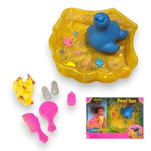 Vintage 1996 Pool Fun Kelly Baby Sister of Barbie Marisa Gift Set #17052